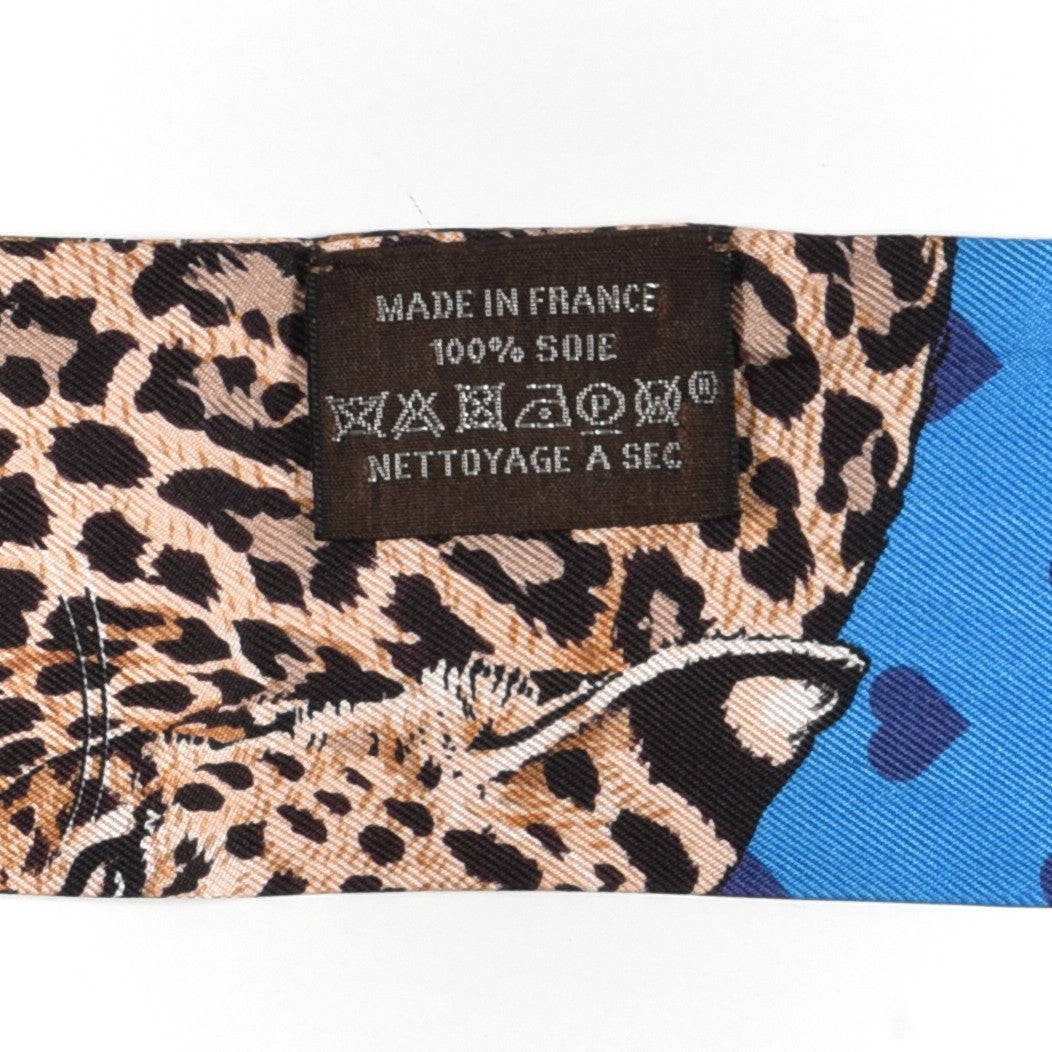 Silk Jungle Love Love Twilly Bleu Gitane Gris Bleuete