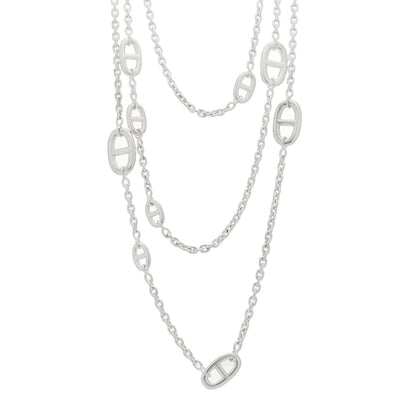 Hermes Sterling Silver Farandole Necklace 160 1 of 6