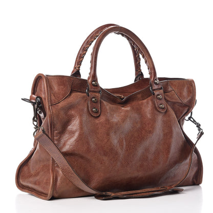 Balenciaga Chevre Classic Hardware City Noix 4 of 15