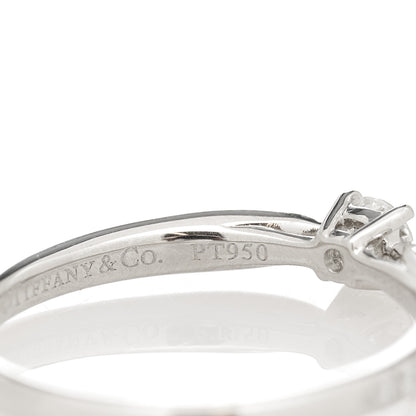 Tiffany Platinum Diamond .18ct Harmony Engagement Ring 51 5.75 6 of 7
