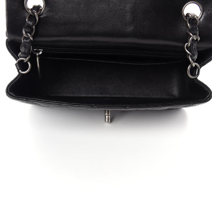 Chanel Lambskin Quilted Mini Rectangular Flap Black 5 of 10