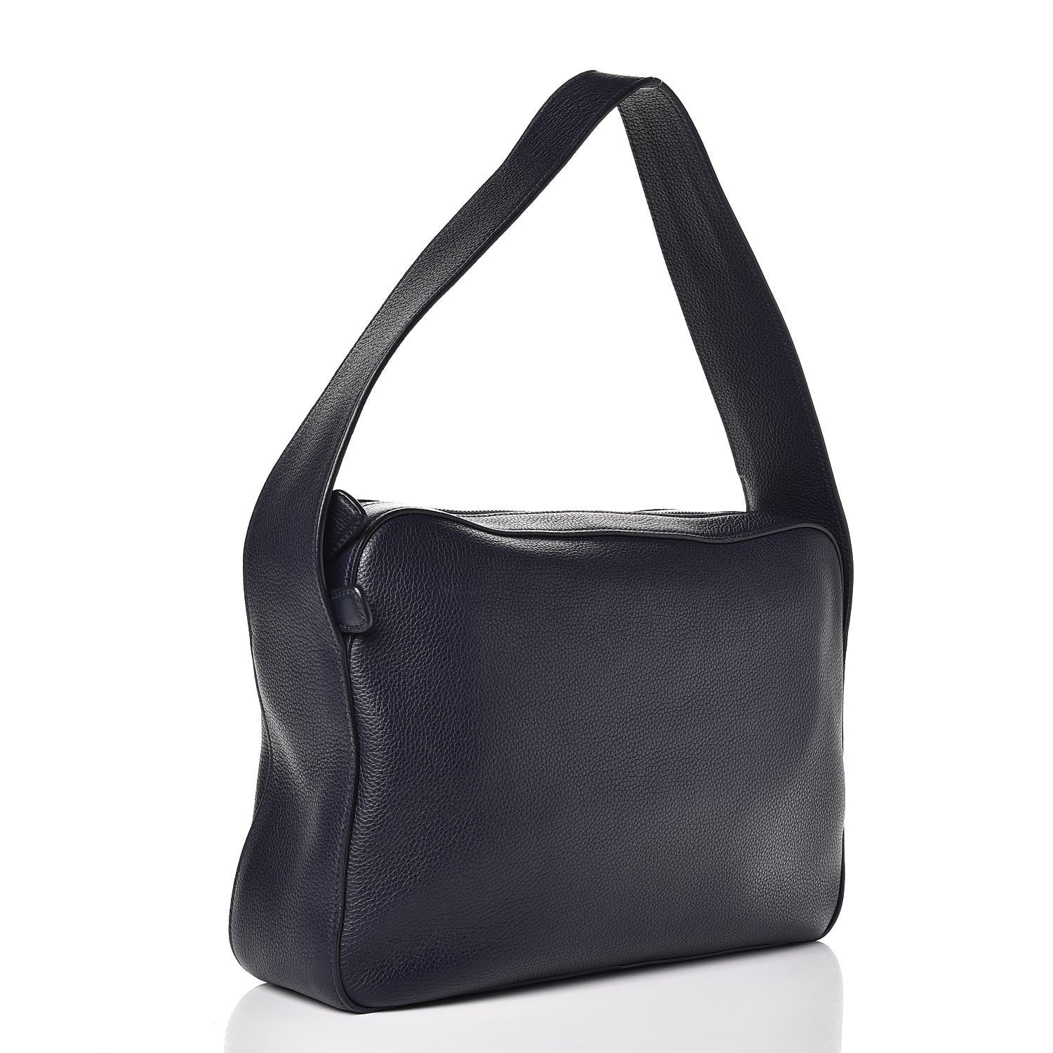 Prada Vitello Daino Shoulder Bag Baltico 4 of 9