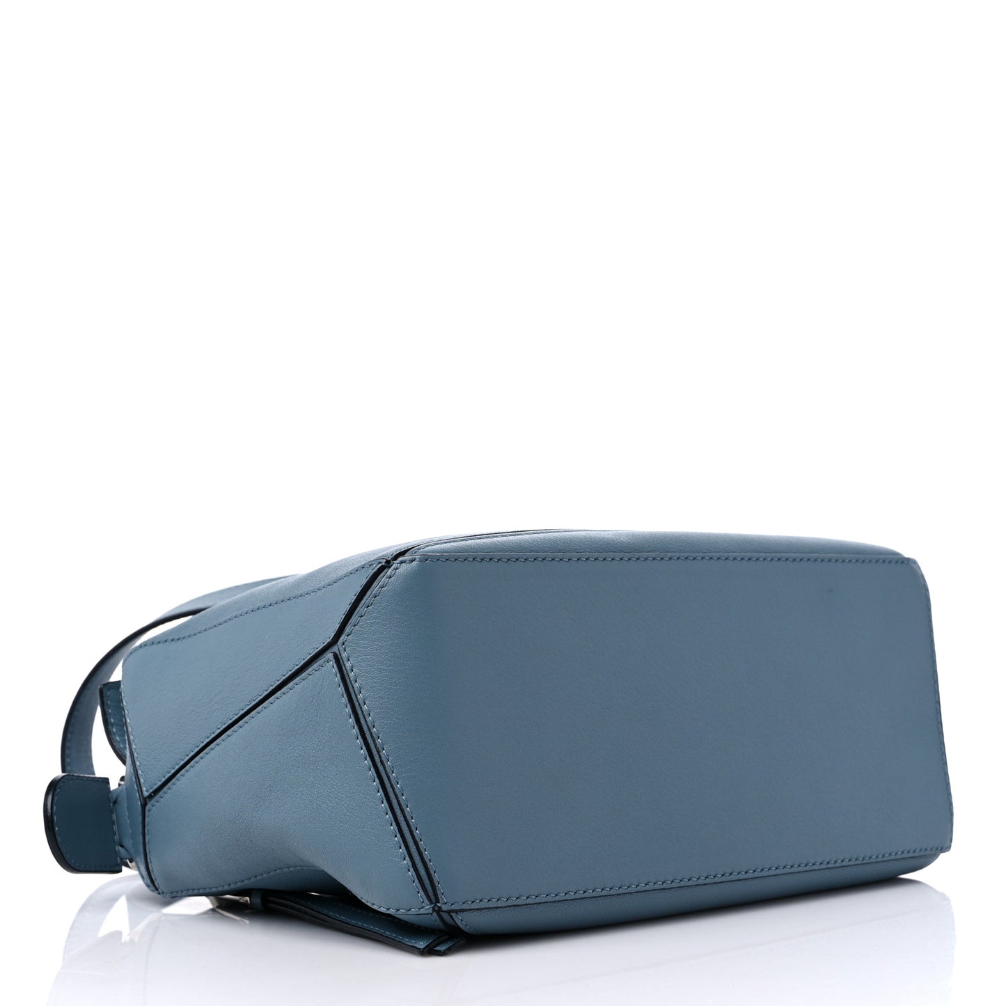 Calfskin Small Puzzle Bag Stone Blue