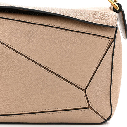 Loewe Grained Calfskin Small Puzzle Bag Sand Mink 8 of 10