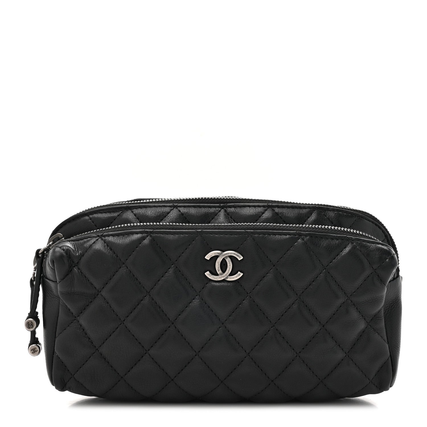 Chanel Calfskin Quilted Waist Bag Black 1 of 14