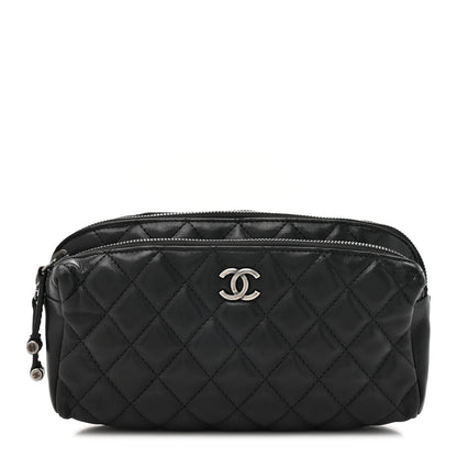 Chanel Calfskin Quilted Waist Bag Black 1 of 14