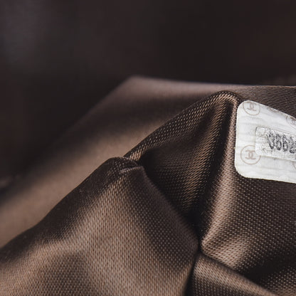 Chanel Lambskin Quilted Tote Brown 7 of 10