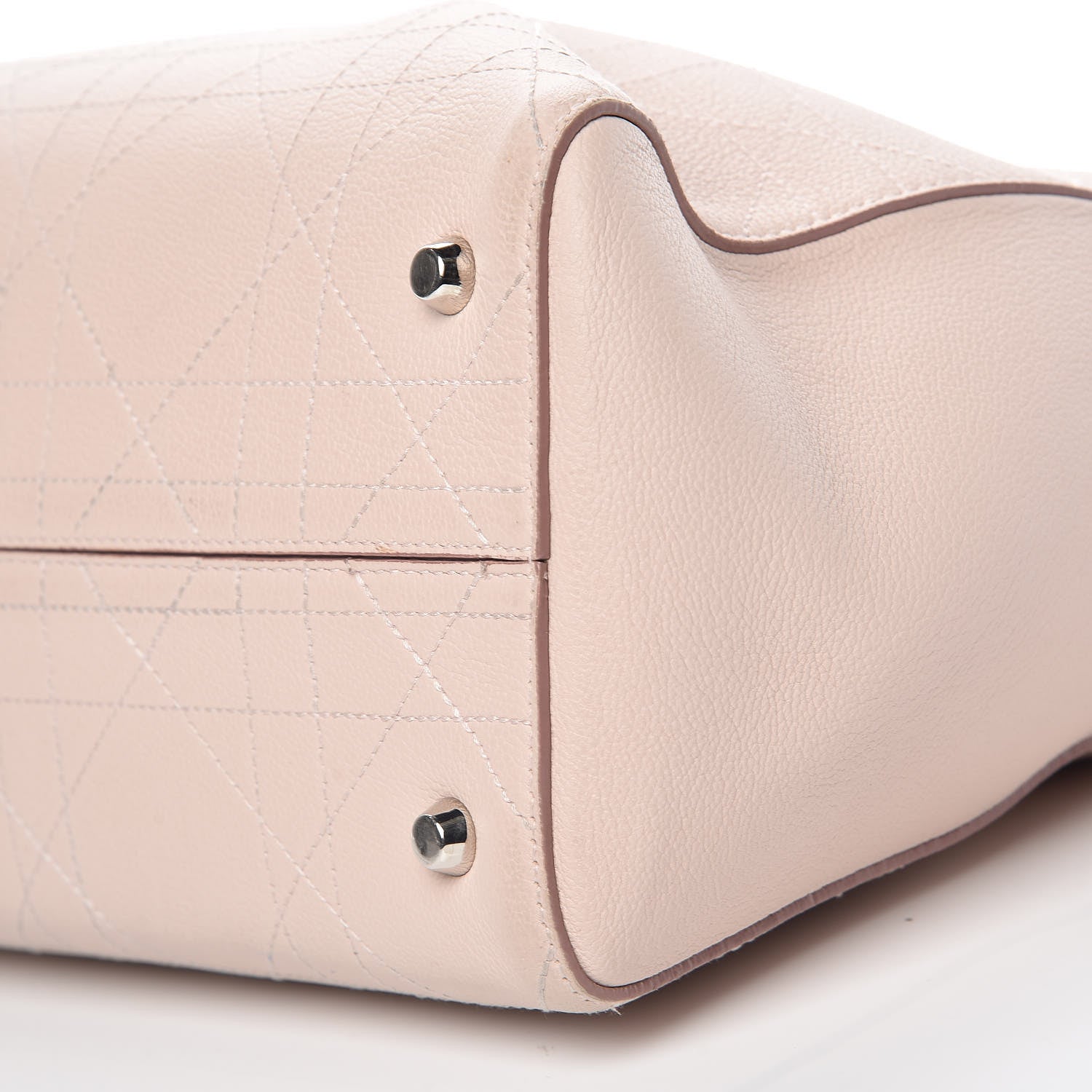 Christian Dior Grained Calfskin Cannage Medium Ultradior Tote Rose Poudre 7 of 14