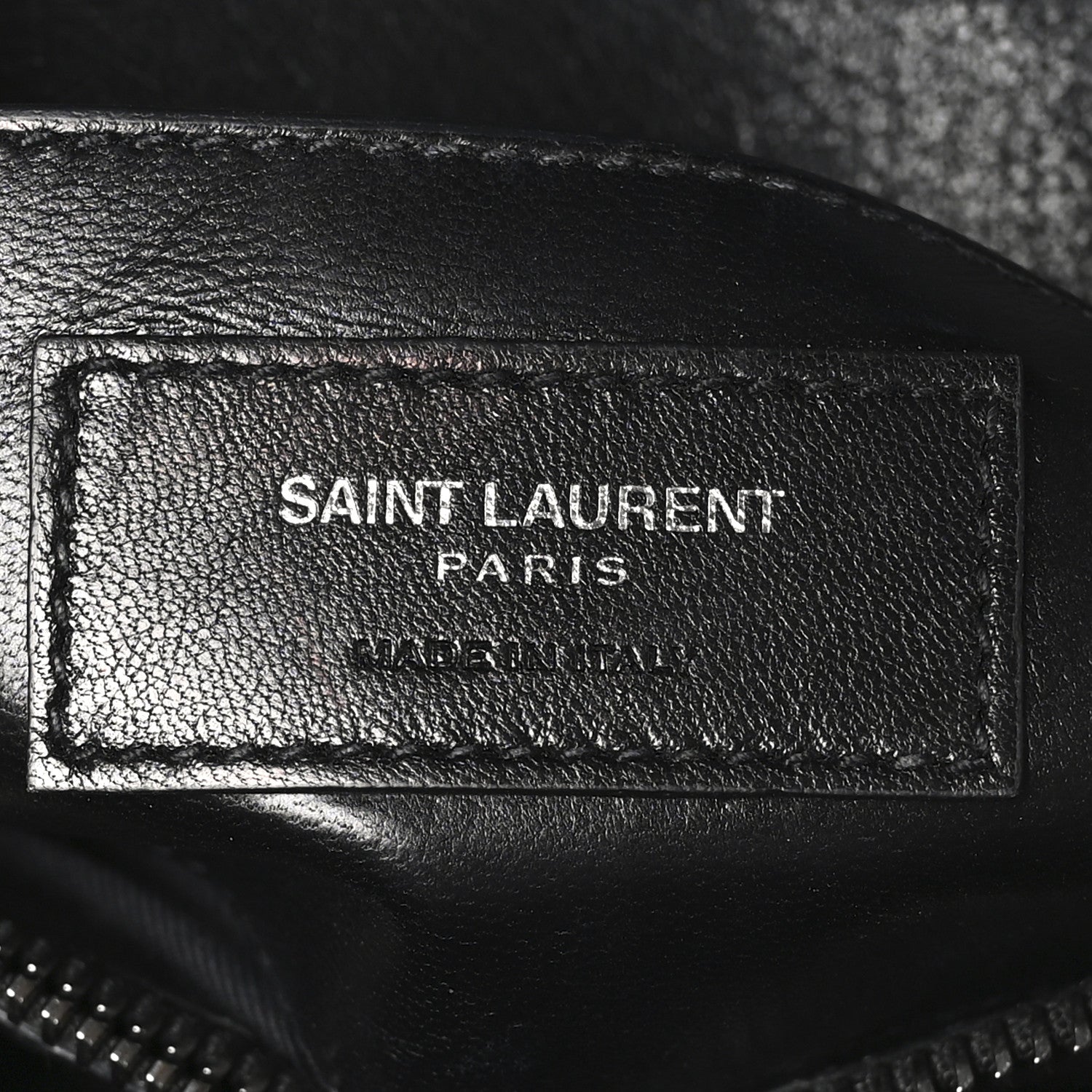 Saint Laurent Calfskin Matelasse Diamond Quilted Monogram Medium College Bag Black 6 of 11