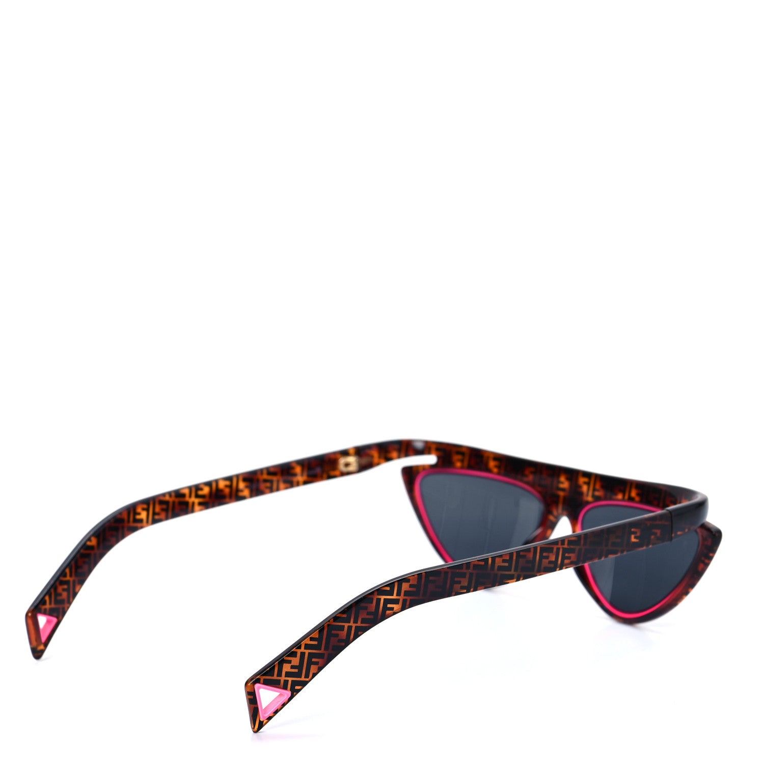 Fendi Acetate Sunglasses FF 0384/S Havana Pink 4 of 7