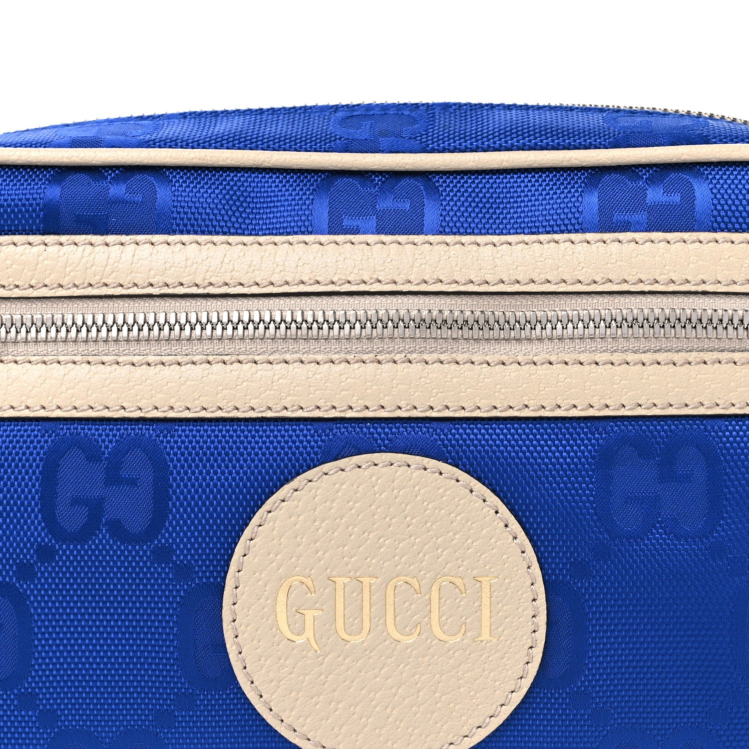 Gucci Econyl Nylon Monogram Off The Grid Belt Bag 95 38 Orient Blue New Plaster 8 of 10