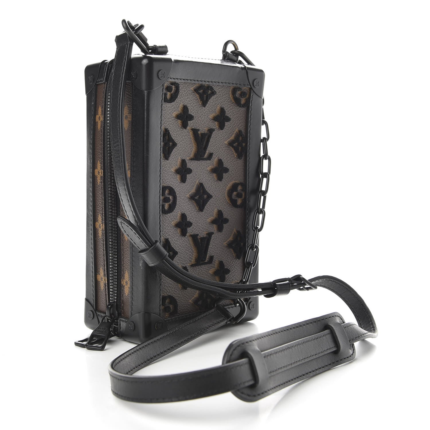 Louis Vuitton Monogram Tuffetage Vertical Soft Trunk 3 of 9