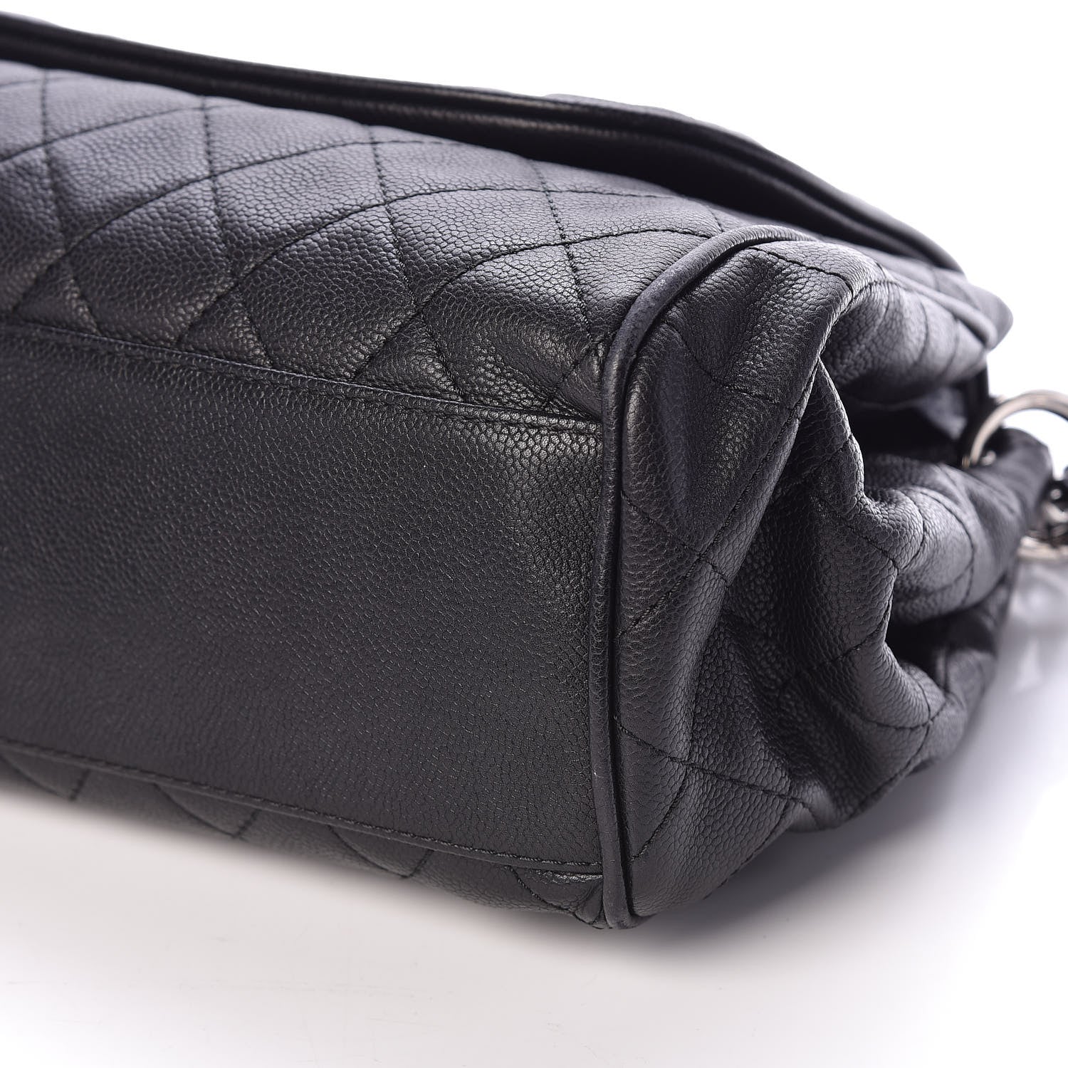 Chanel Caviar Quilted Timeless Accordion Flap Black 9 of 10