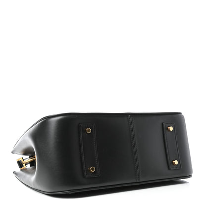 Versace Vitello Barocco Virtus Small Top Handle Shoulder Bag Black 5 of 11
