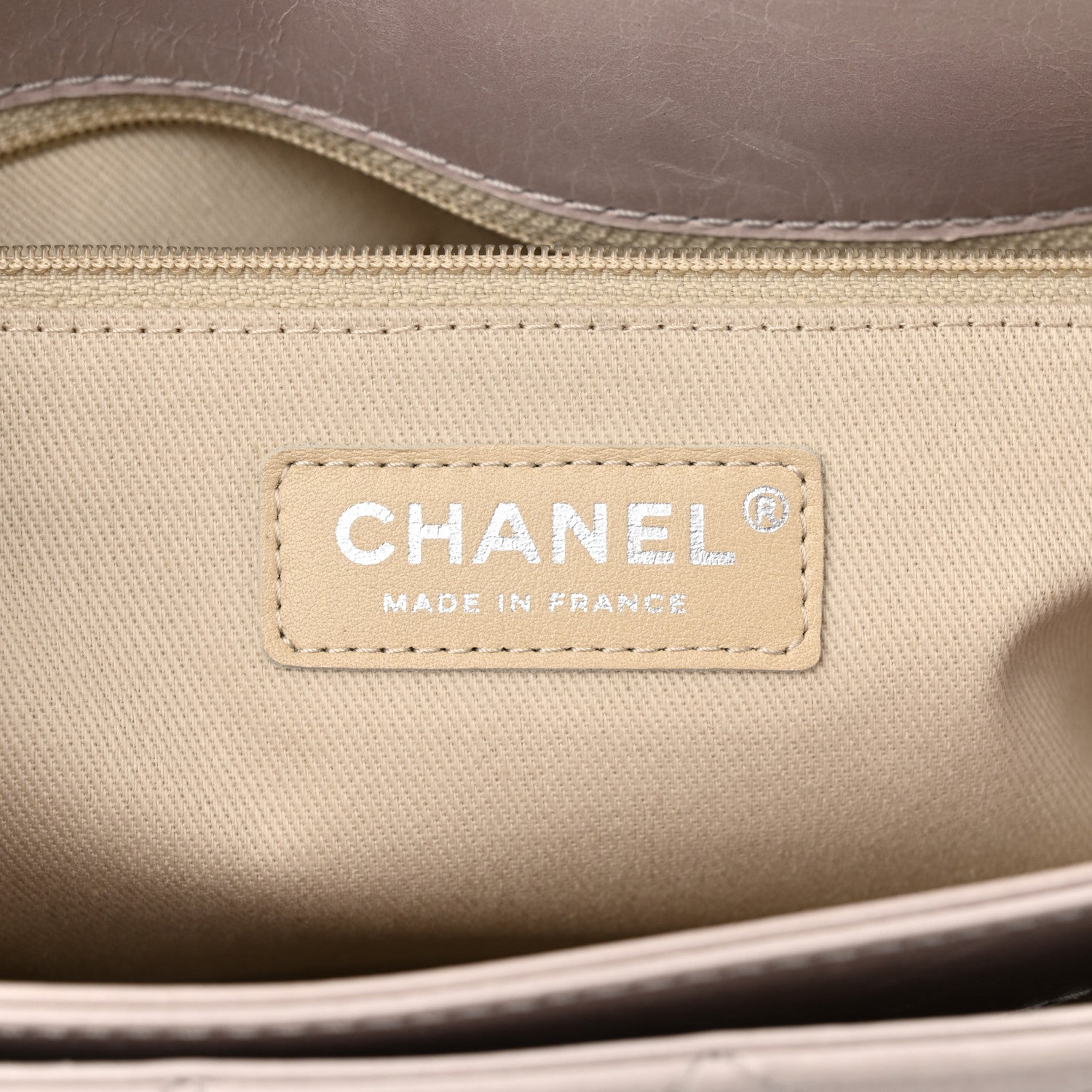 Chanel Glazed Calfskin Quilted Medium Lady Pearly Flap Light Beige 6 of 12
