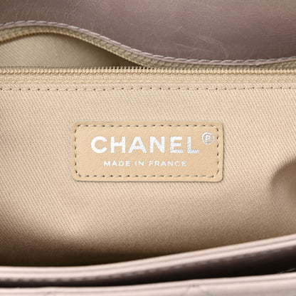 Chanel Glazed Calfskin Quilted Medium Lady Pearly Flap Light Beige 6 of 12