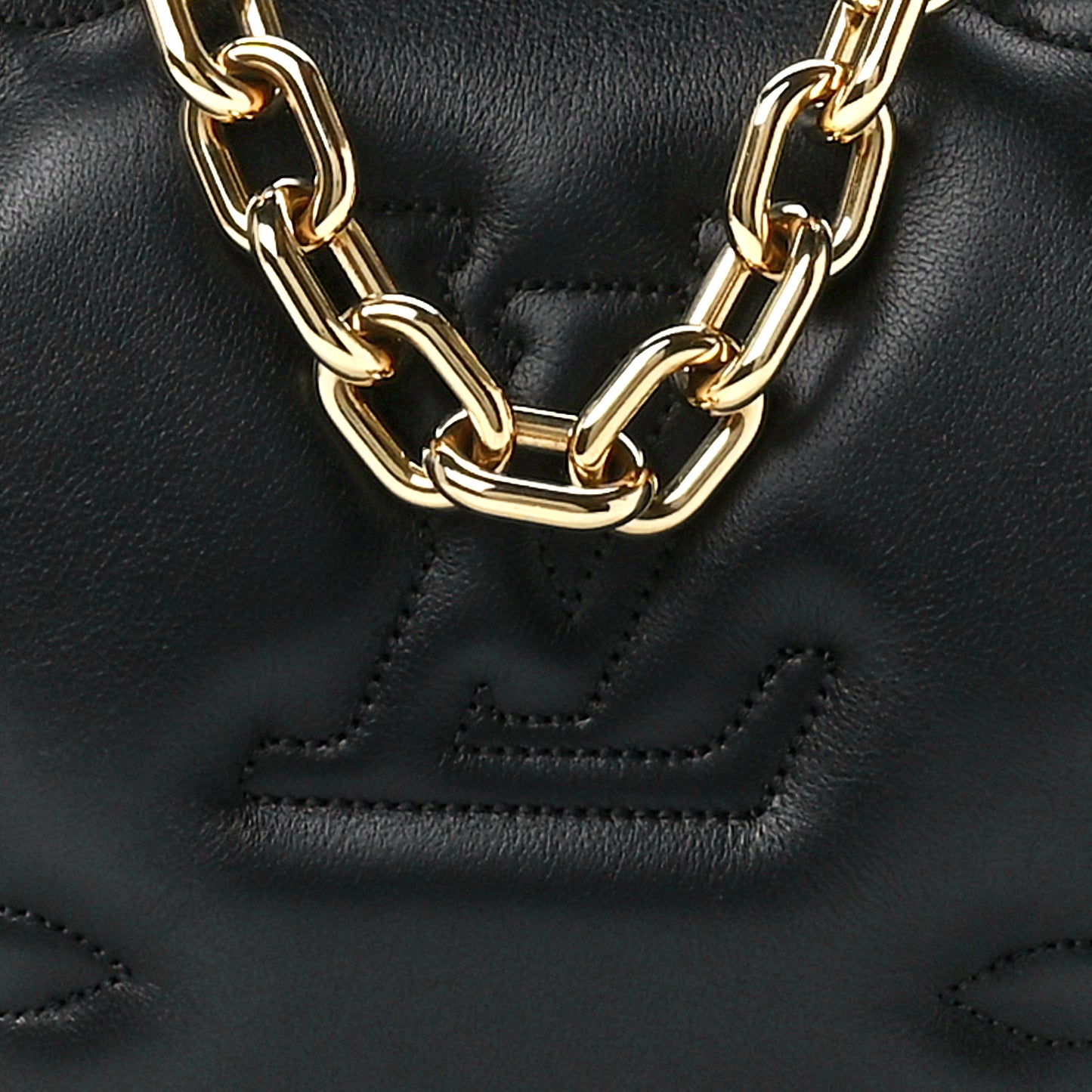 Calfskin Bubblegram Over The Moon Black