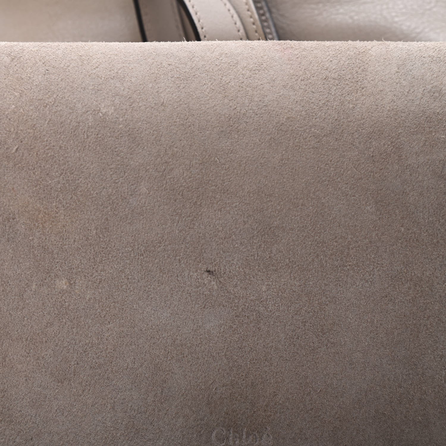 Chloe Suede Calfskin Medium Faye Backpack Motty Grey 5 of 5