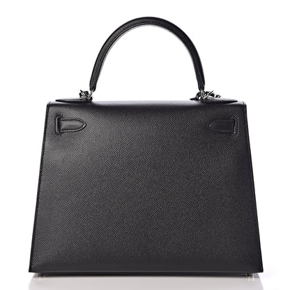 Hermes Epsom Kelly Sellier 28 Black 5 of 40