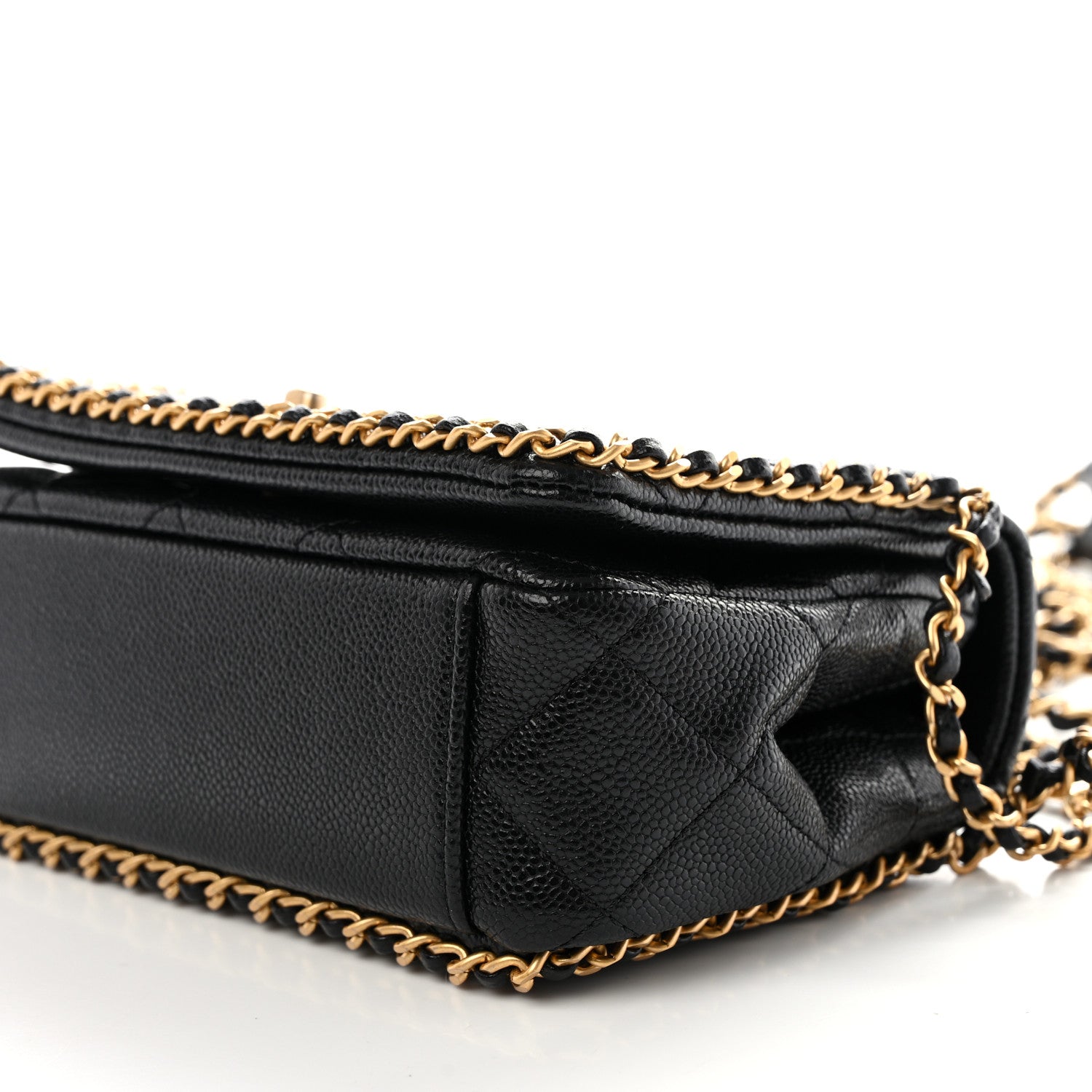 Chanel Caviar Quilted Mini Never Ending Chain Flap Black 10 of 10