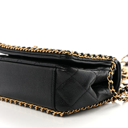 Chanel Caviar Quilted Mini Never Ending Chain Flap Black 10 of 10