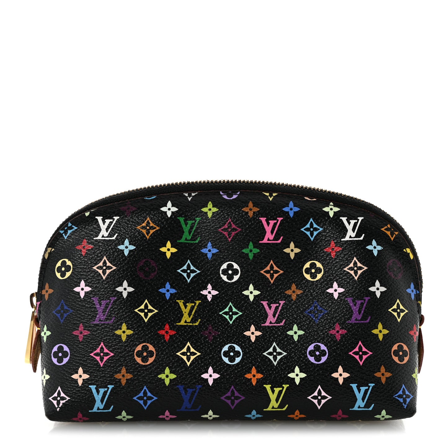 Monogram Multicolor Cosmetic Pouch Black Grenade