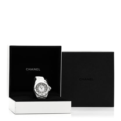 Chanel Stainless Steel Ceramic 38mm J12 Mirror Automatic Watch White 5 of 5
