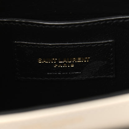 Saint Laurent Smooth Calfskin Small Solferino Satchel Ivory 7 of 10