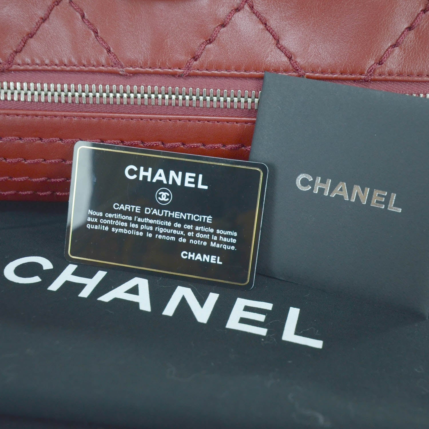 Chanel Leather Large Expandable Flap Bag Red 12 of 12