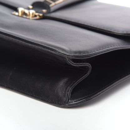 Valentino Garavani Vitello Extra Large Glam Lock Rockstud Flap Black 9 of 13