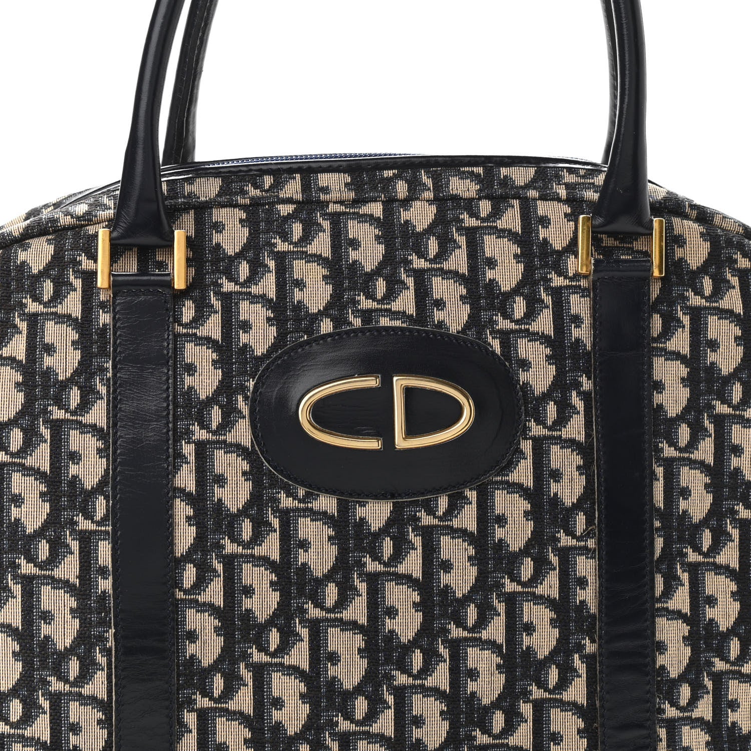 Christian Dior Monogram Bowler Navy 7 of 11