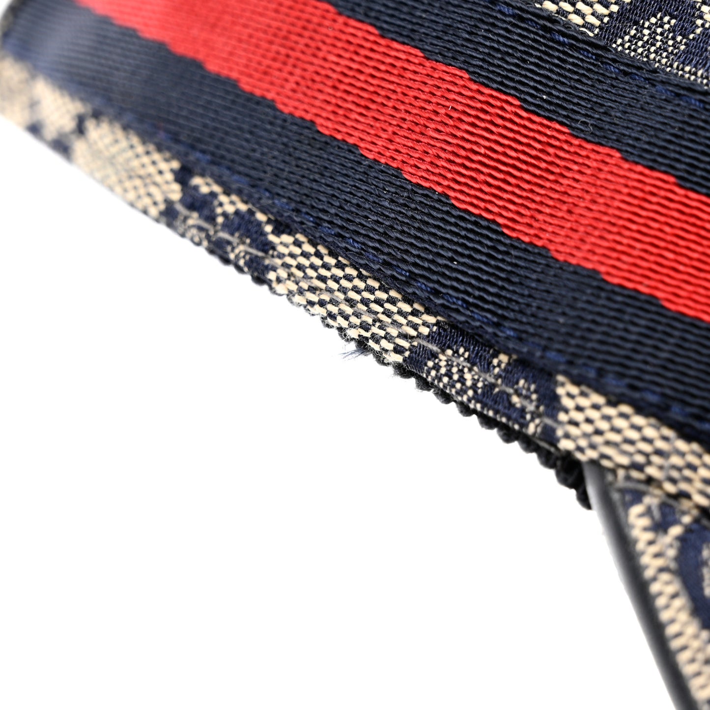 Monogram Web Baseball Hat M Beige Blue