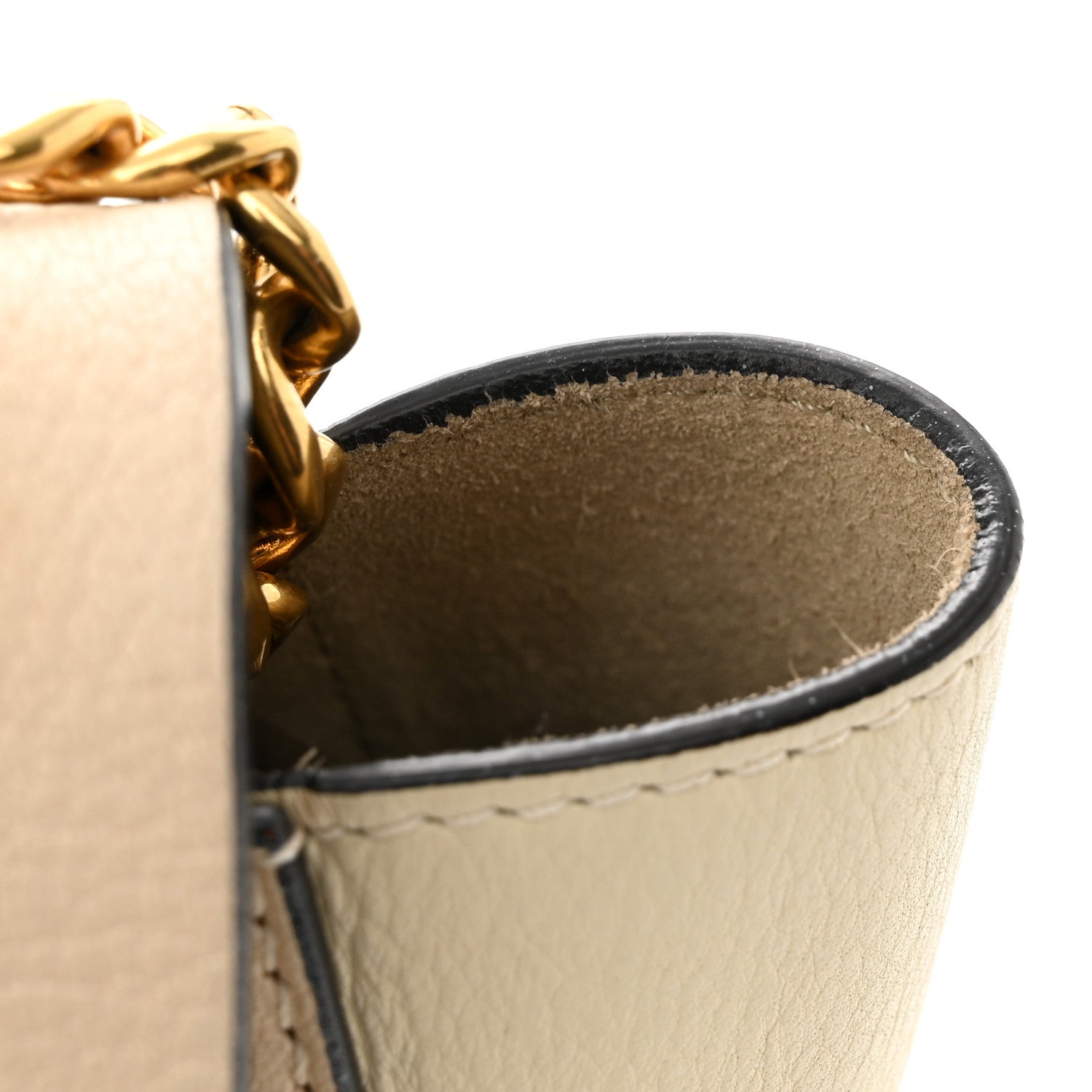 Chloe Grained Lambskin Drew Crossbody Beige 11 of 12