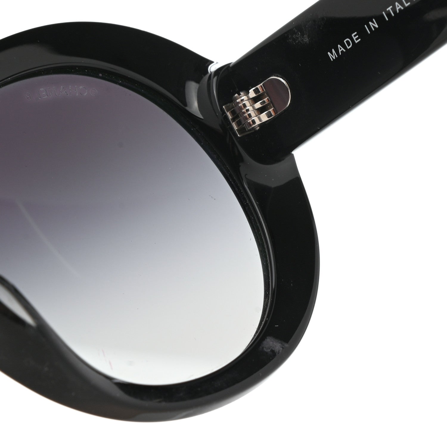 Chanel Oval CC Sunglasses 5372-A Black 8 of 9