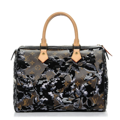 Louis Vuitton Monogram Fleur De Jais Sequins Speedy 30 1 of 9