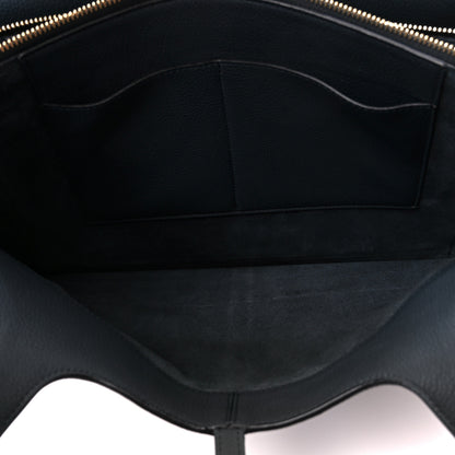 Celine Baby Grained Calfskin Medium Tri-Fold Bag Dark Sea 7 of 13