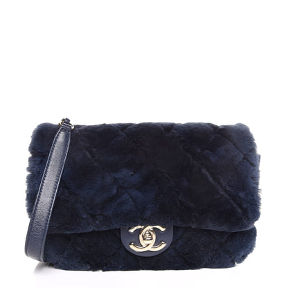 Chanel Orylag Lambskin Mini Rectangular Flap Blue 1 of 7