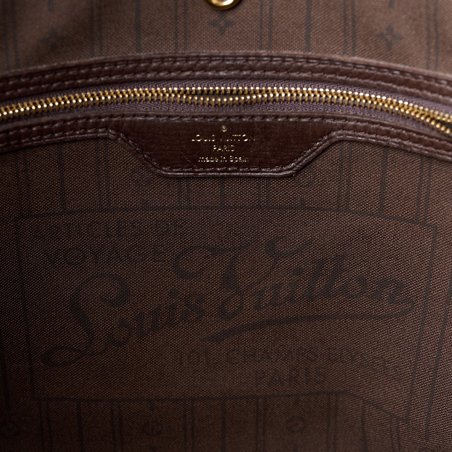 Monogram Idylle Neverfull MM Fusain