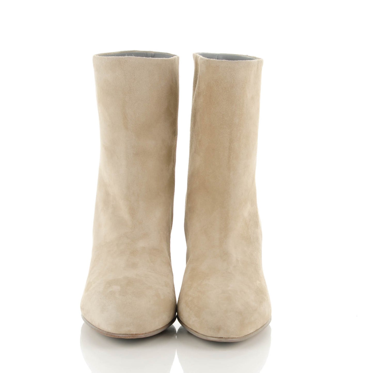 Suede CC Short Boots 37.5 Beige