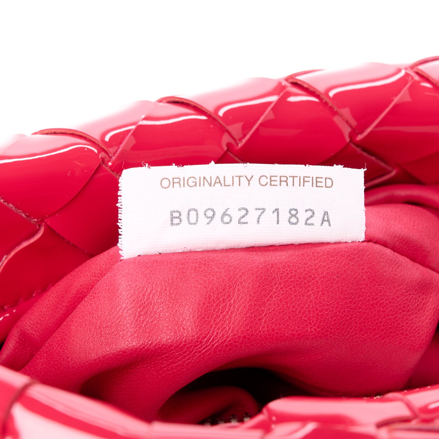 Patent Nappa Intrecciato Mini Jodie Candy Stripe