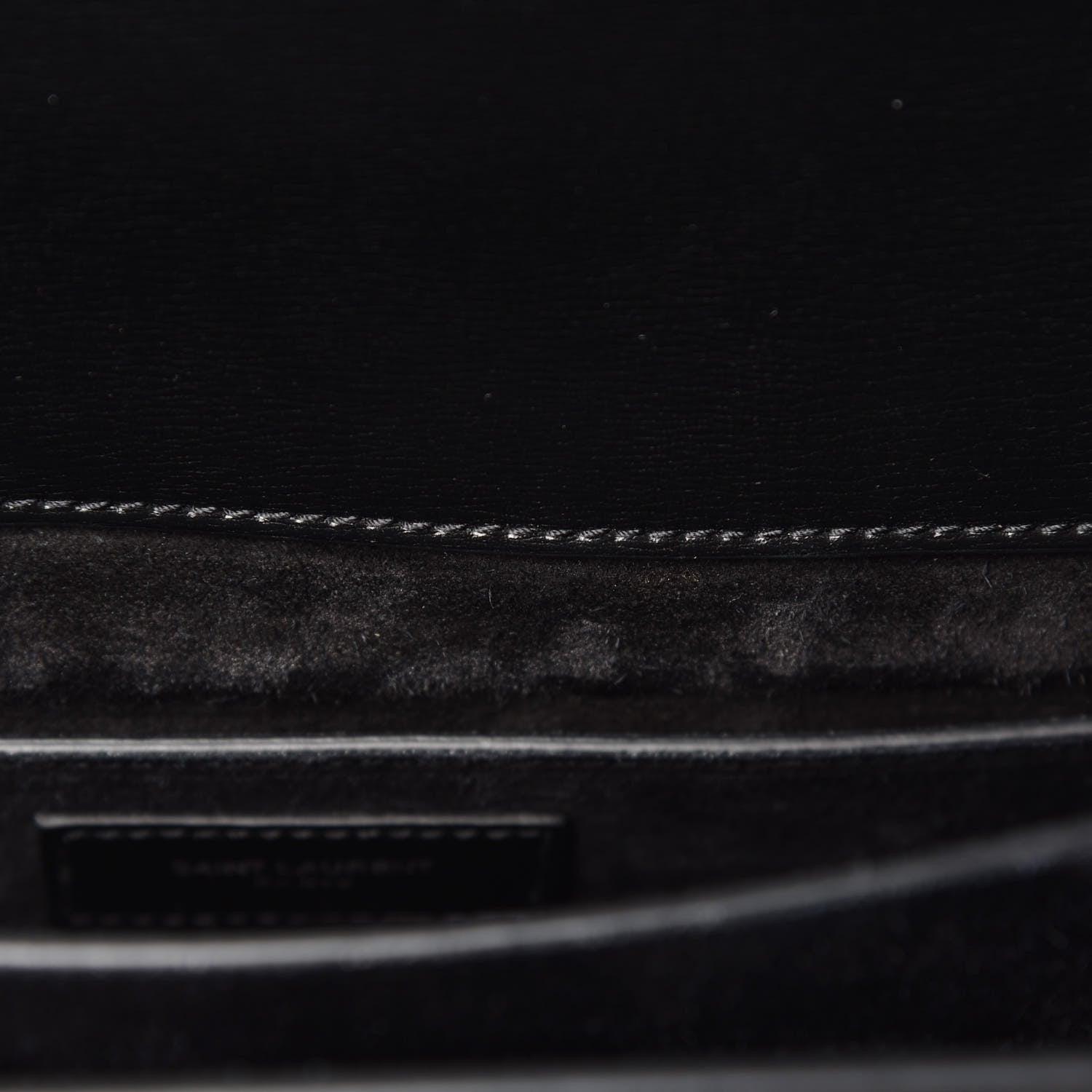 Saint Laurent Calfskin Large Monogram Sunset Black 9 of 11