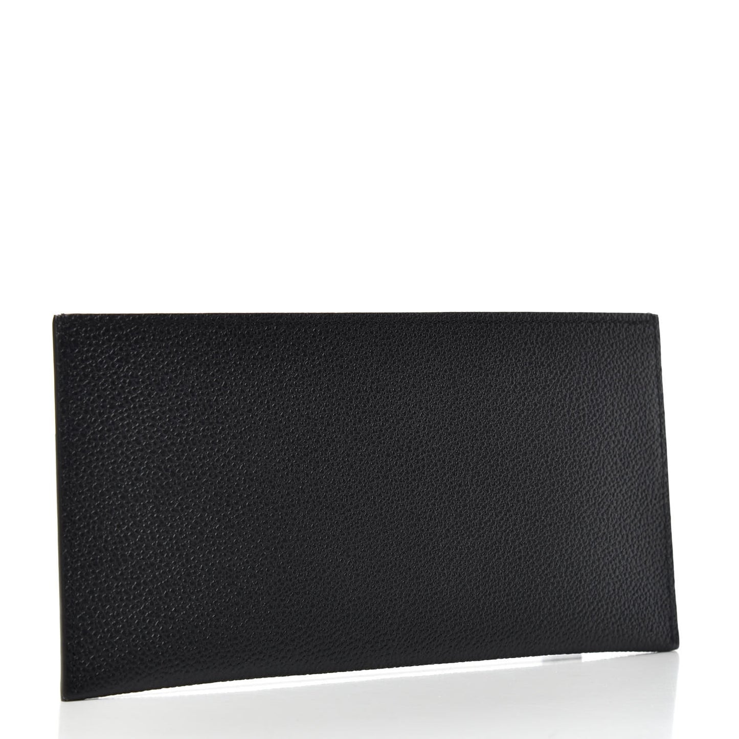 Calfskin Felicie Chain Wallet Card Holder Insert Black