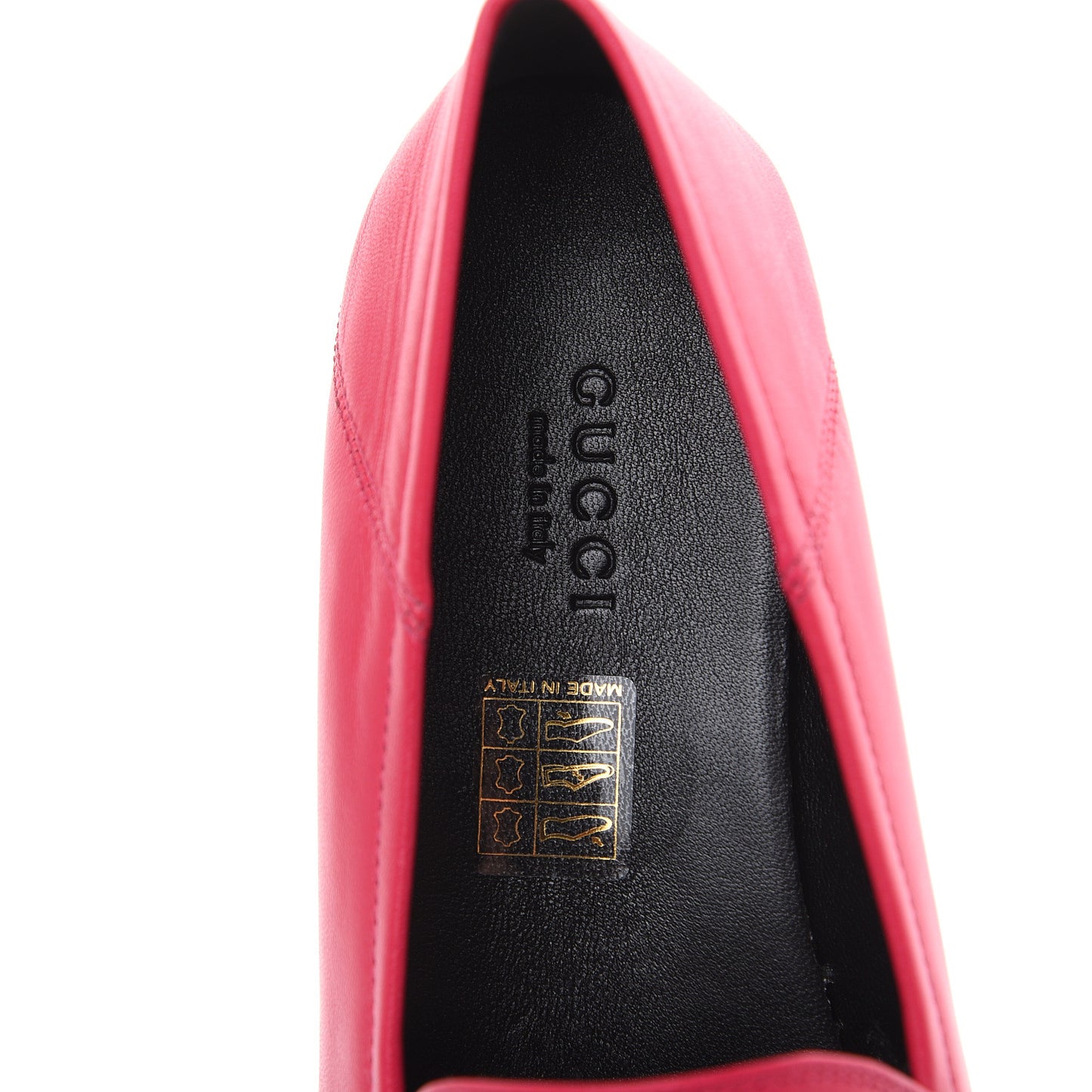 Lambskin Womens Brixton Horsebit Loafers 38.5 Hot Pink
