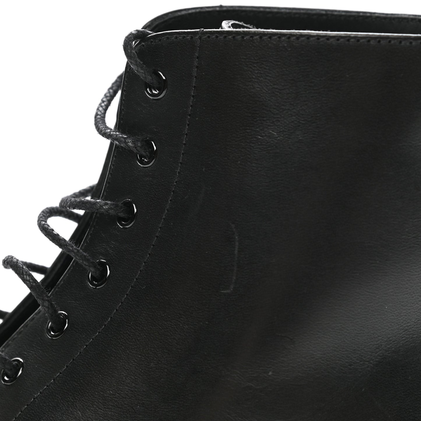 Calfskin Outdoor Rim Combat Boots 39 Black
