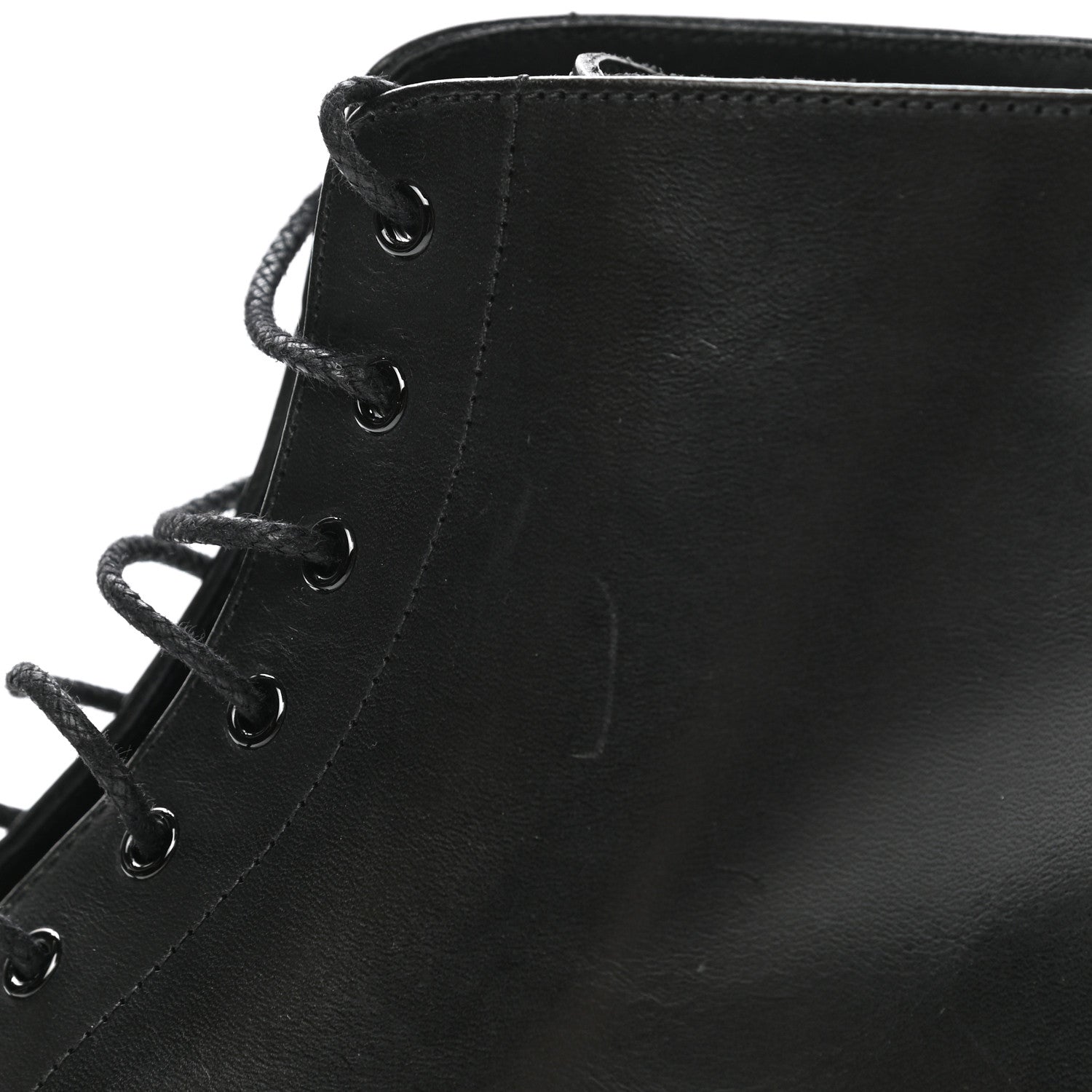 Balenciaga Calfskin Outdoor Rim Combat Boots 39 Black 12 of 13