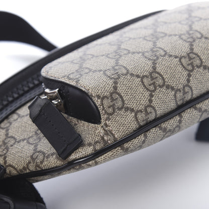 Gucci GG Supreme Monogram Belt Bag Black 8 of 11