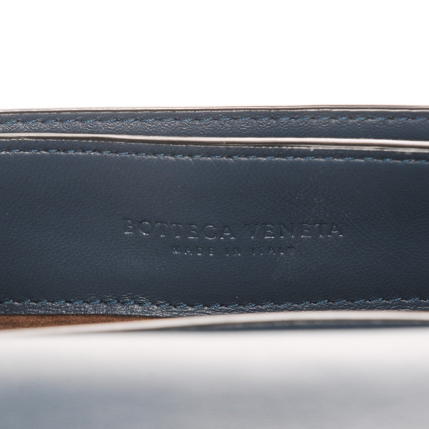 Bottega Veneta Nappa Intrecciato Small Messenger Denim 7 of 8