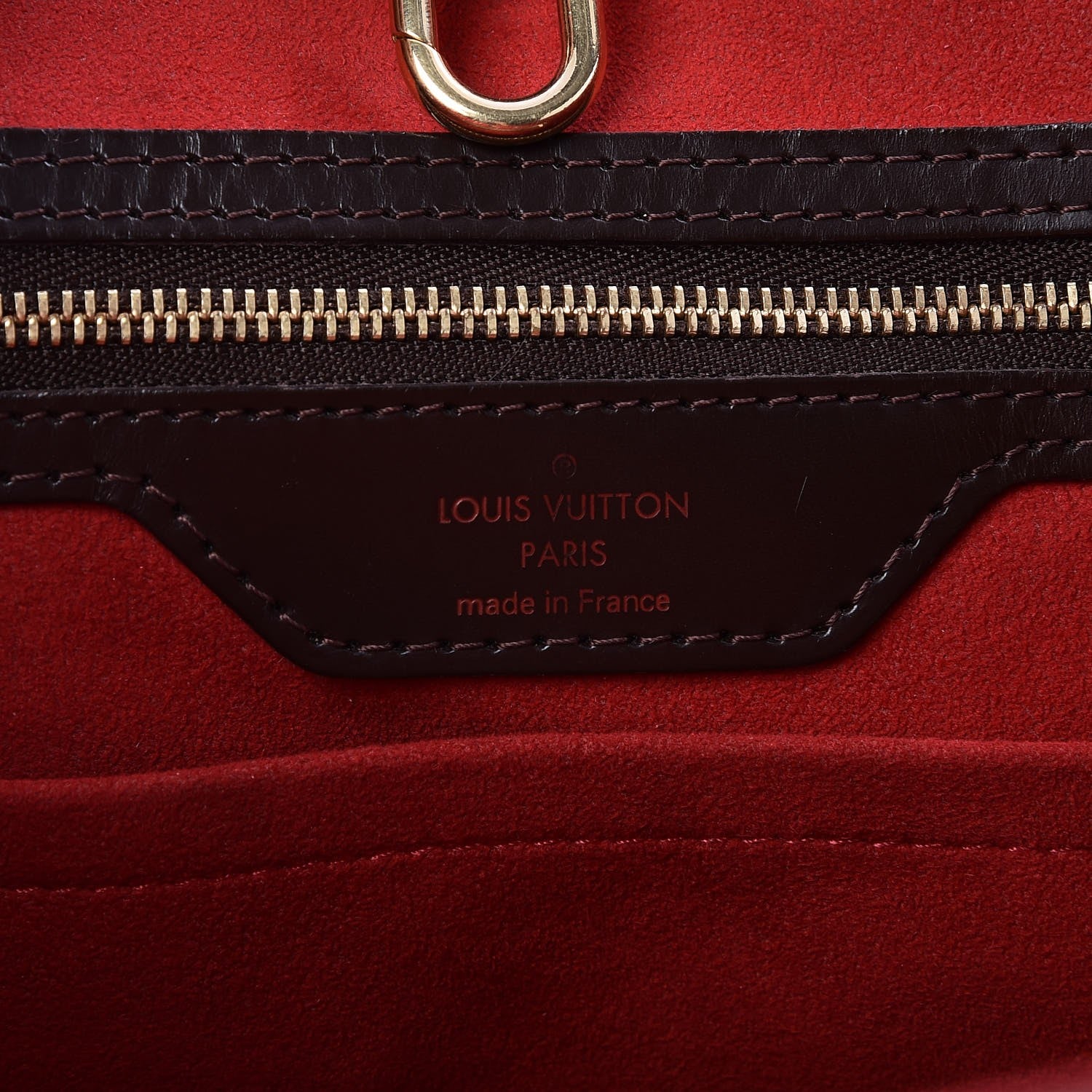 Louis Vuitton Damier Ebene Hampstead GM 6 of 7