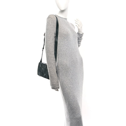 Bottega Veneta Paper Calfskin Maxi Intreccio Cassette Crossbody Bag Inkwell 2 of 9