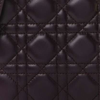 Christian Dior Lambskin Cannage Small Lucky Badges My Lady Dior Plum 9 of 12